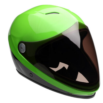 İcaro Nero Hero Kask Hero Carbon Optic Green